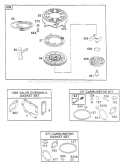 Part Location Diagram of 497680 Briggs and Stratton Engine Recoil Starter Assembly